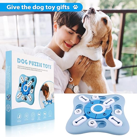 PETZY Interactive Slow Feeder Puzzle Toy for Dogs