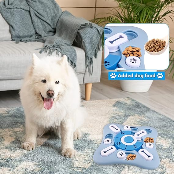 PETZY Interactive Slow Feeder Puzzle Toy for Dogs