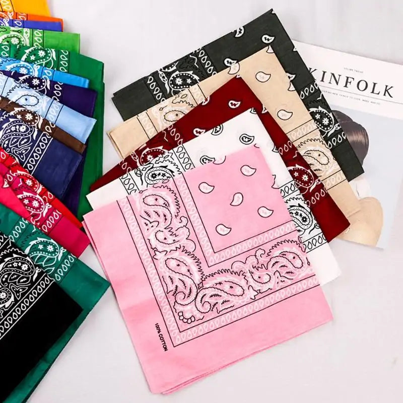 PETZY Hip Hop Cotton Paisley Bandanas
