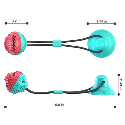 Suction Ball Interactive Dog Toy